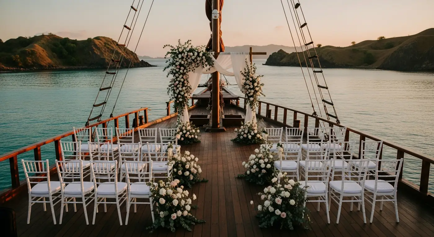 Komodo Wedding Cruise — Marry on a Private Phinisi in Komodo