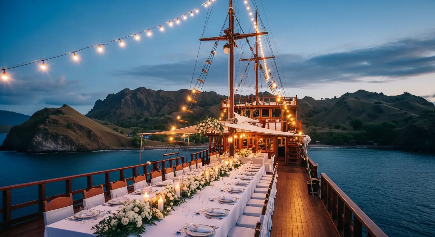 Phinisi Wedding — A Wedding & Reception on a Sailing Ship