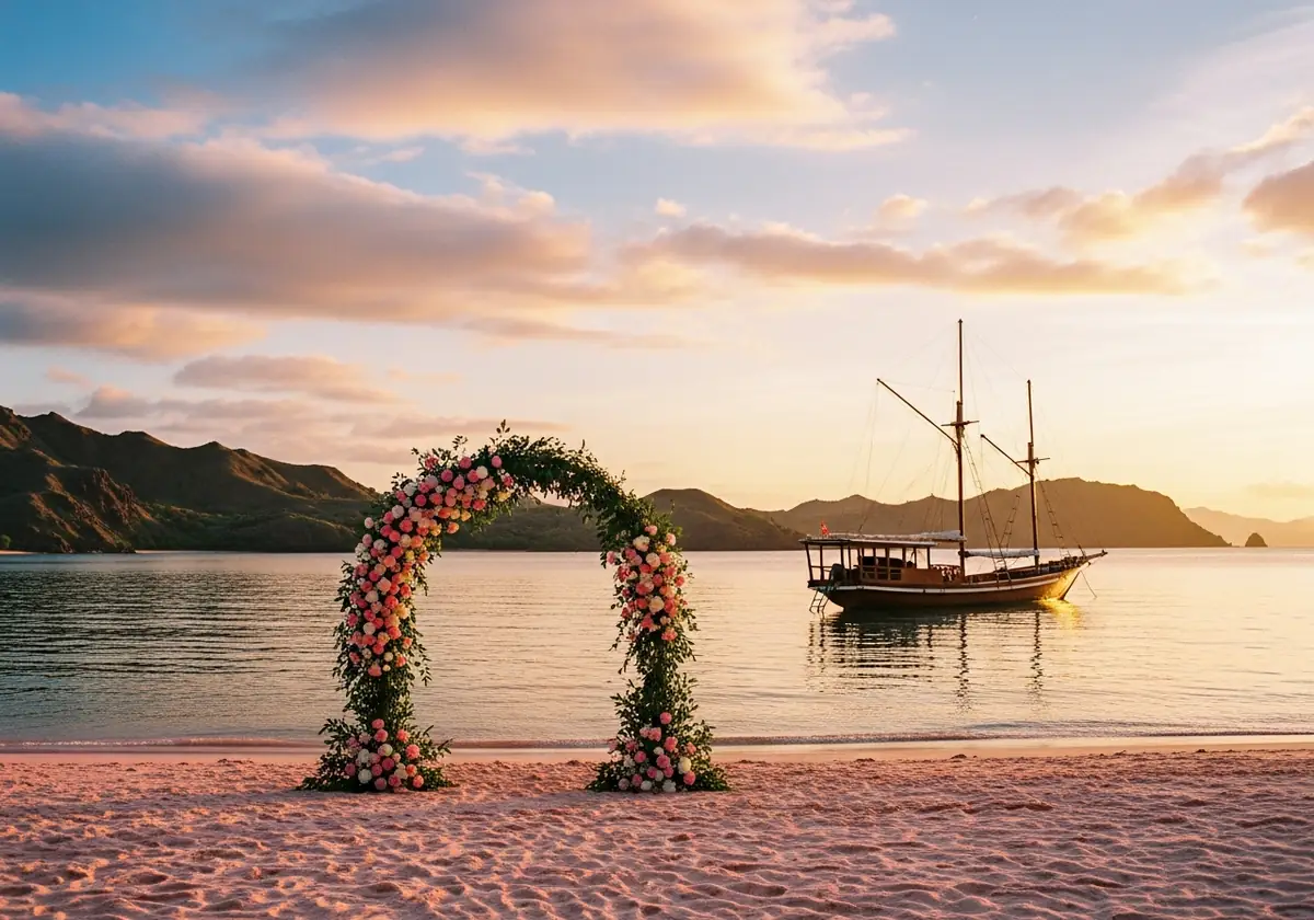 Pink Beach & Padar: The Best Komodo Wedding Settings